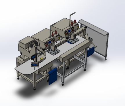014--cep缝纫机组模型3D图纸 Solidworks设计