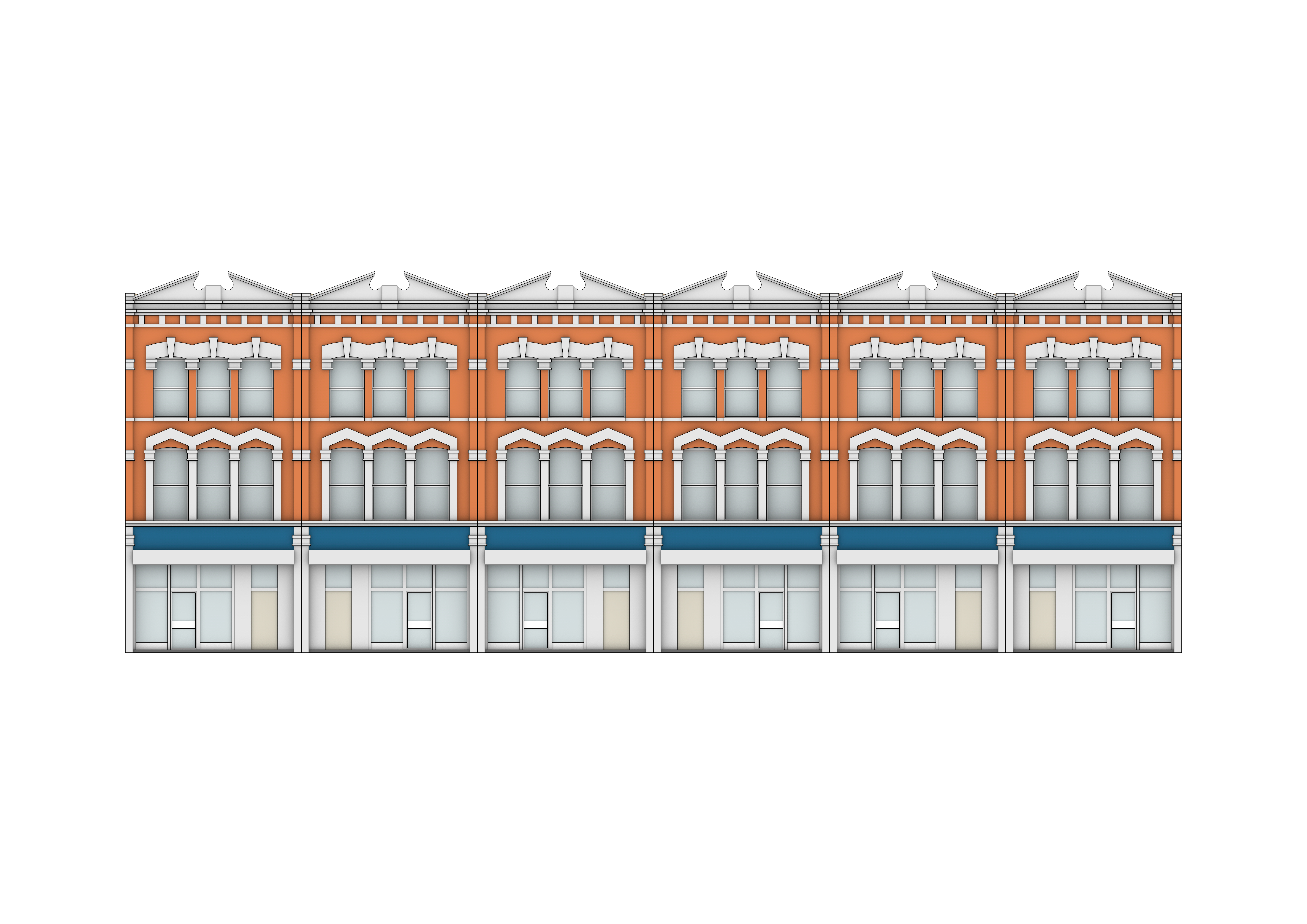 维多利亚时代的排屋