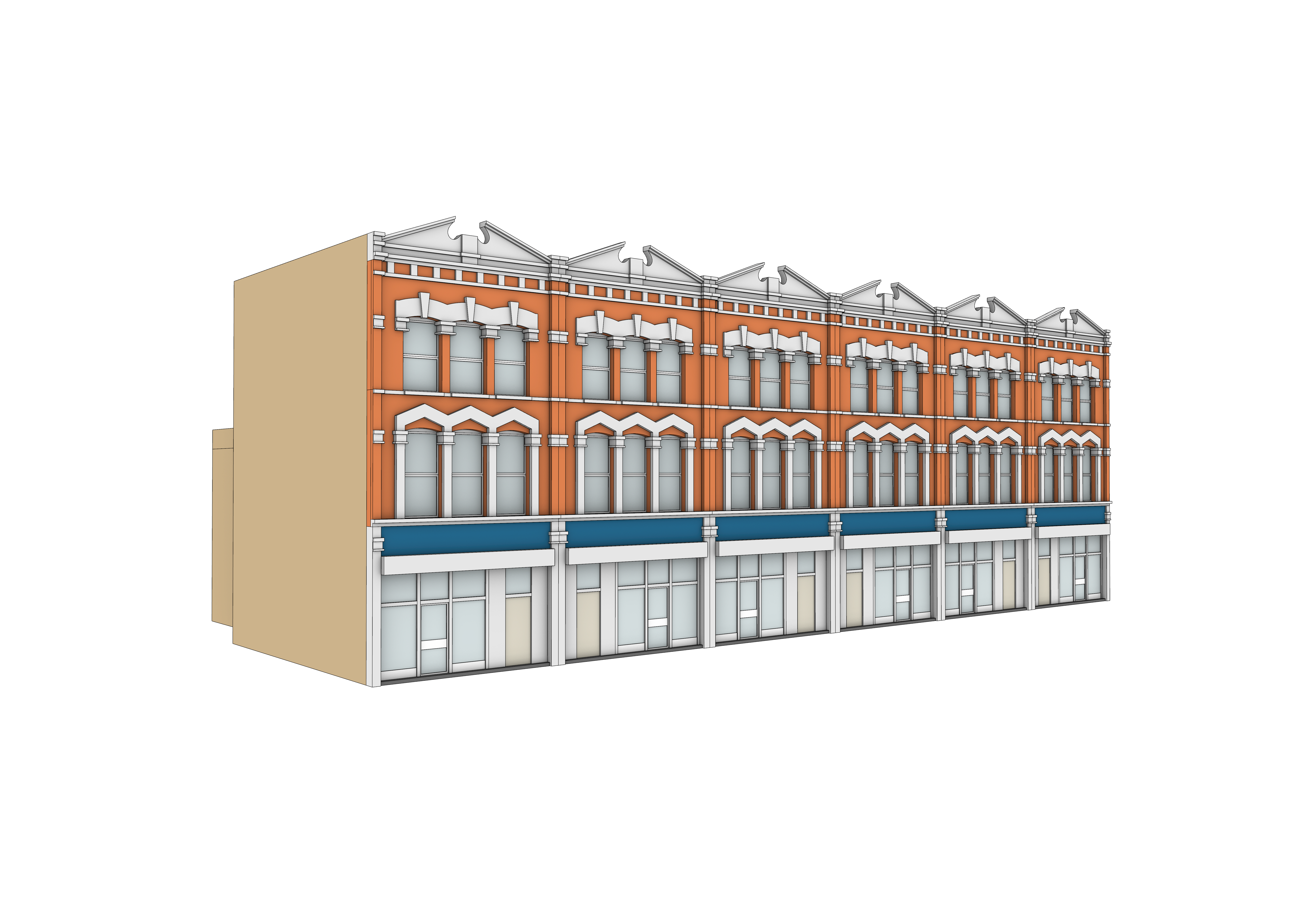 维多利亚时代的排屋