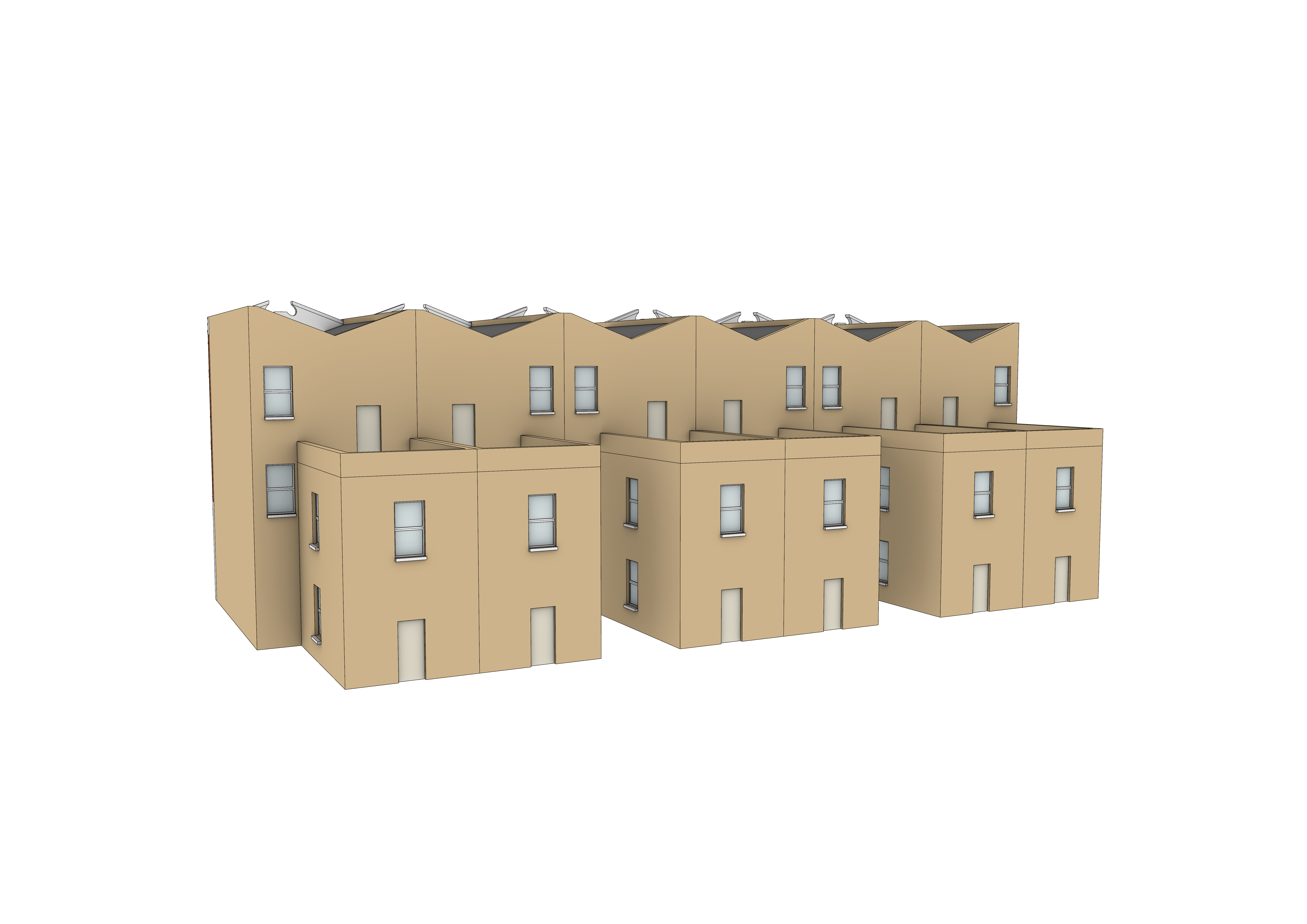 维多利亚时代的排屋