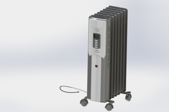 055--Radiator散热器模型3D图纸 Solidworks设计
