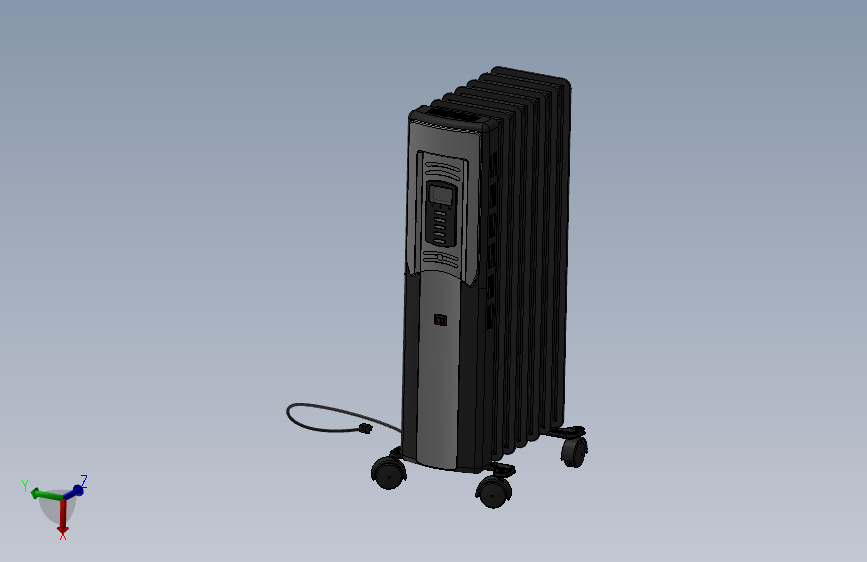 055--Radiator散热器模型3D图纸 Solidworks设计_SOLIDWORKS 2018_模型图纸下载 – 懒石网