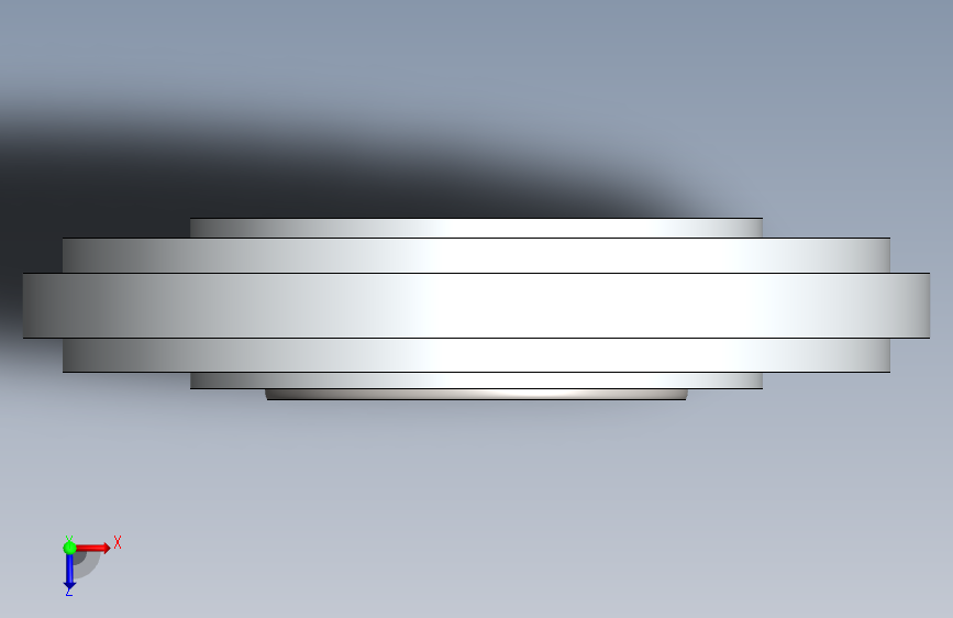 070--torque converters变矩器3D数模图纸 Solidworks设计 俯视图