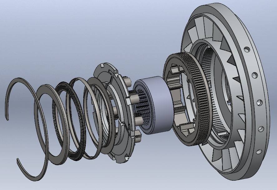 070--torque converters变矩器3D数模图纸 Solidworks设计