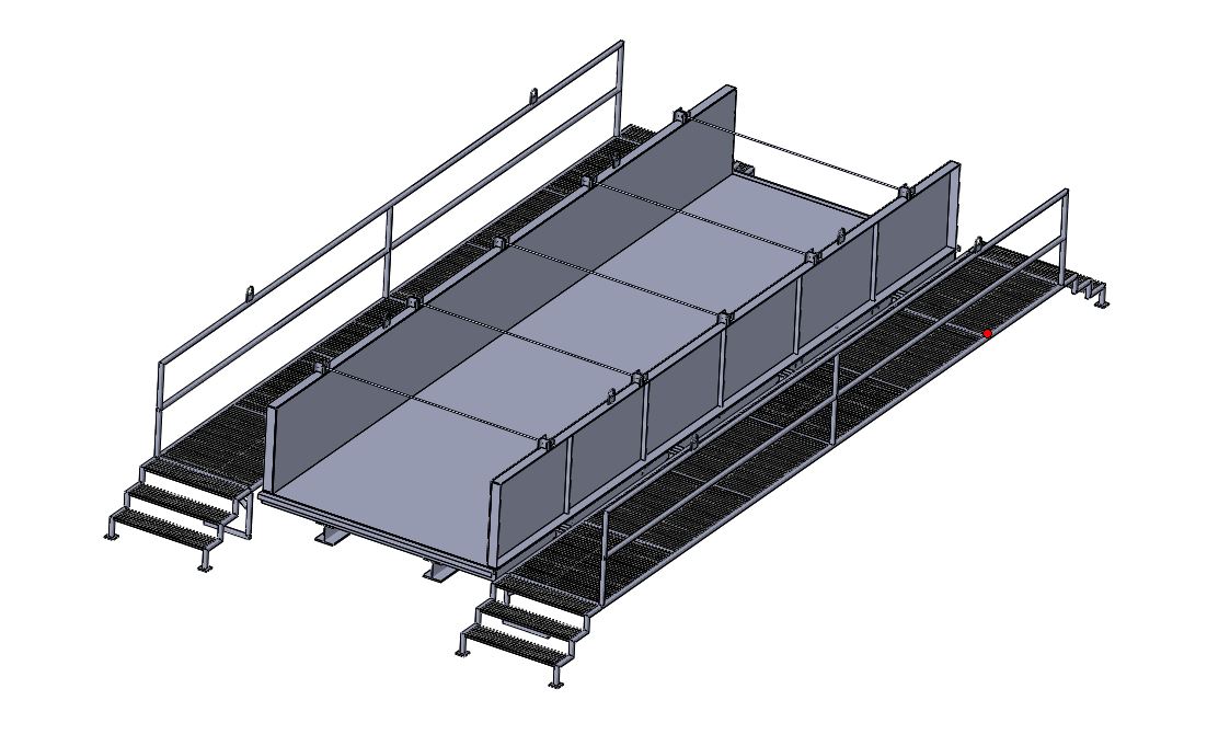 046--moule-bi-poutre双梁模具3D图纸 Solidworks设计