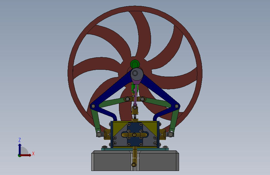 134--双活塞蒸汽引擎3D数模图纸 Solidworks设计 附工程图