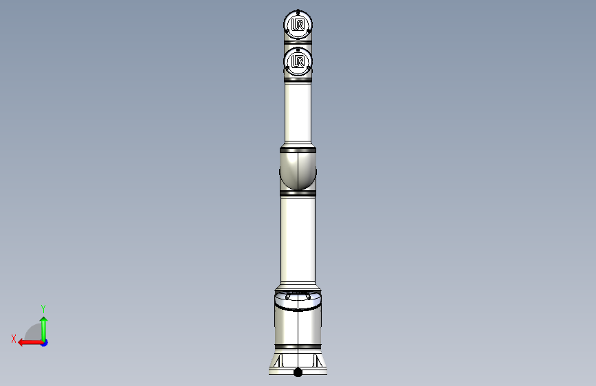 通用机器人 UR16 背面视图