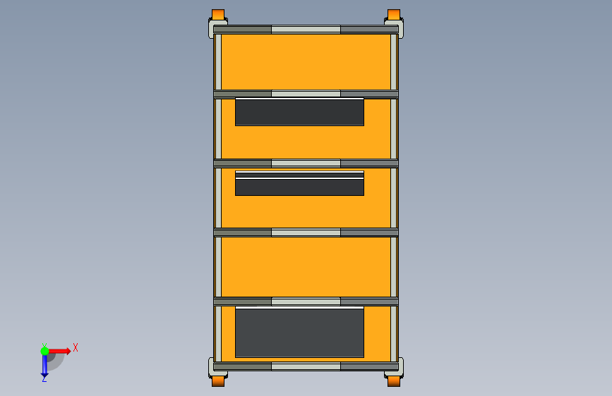 014glass-trolley玻璃手推车3D数模图纸 IGS格式