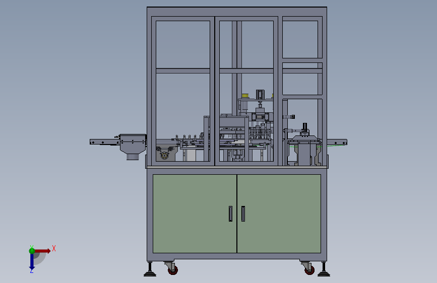CCD预检机三维建模图纸 solidworks设计附STP格式