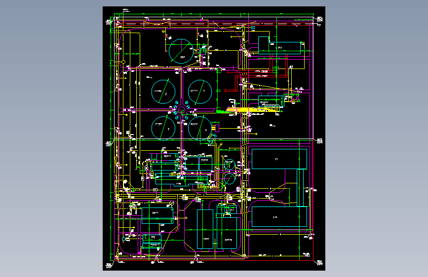 某大型污水处理厂设计图