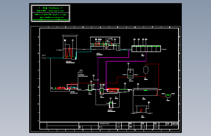 污水厂仪器仪表设计图
