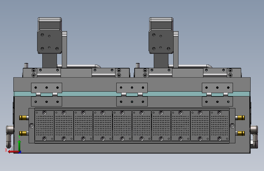 Node Power Board 测试夹具 背面视图