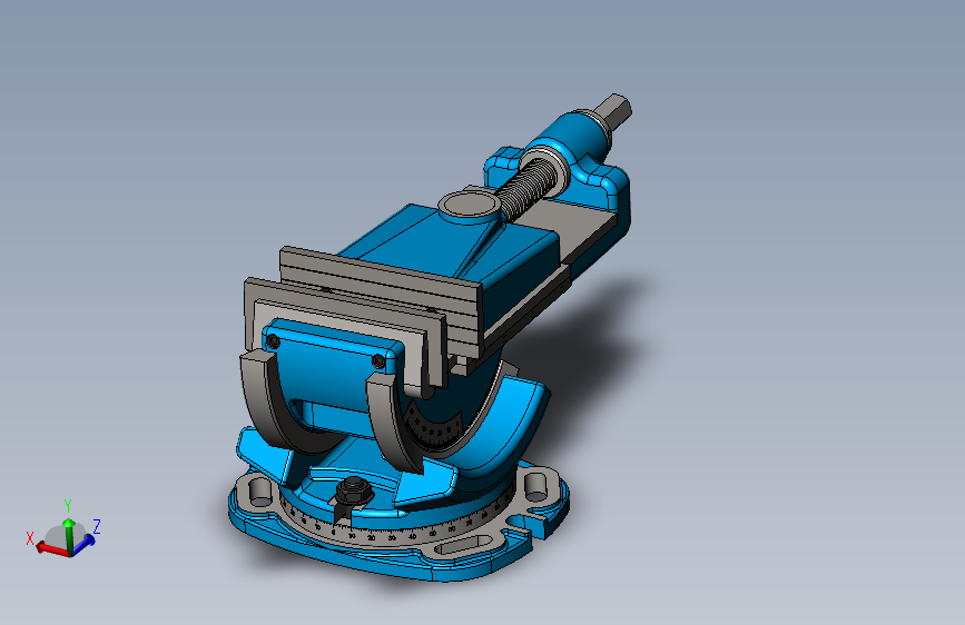 148--vices老虎钳台钳3数模图纸 Solidworks设计 附STEP