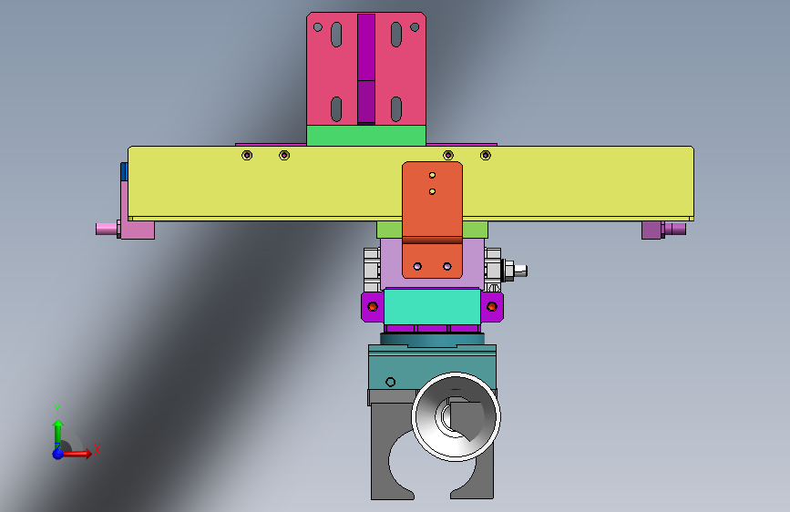 气缸夹取搬运带旋转掉头功能结构图sw13可编辑_SOLIDWORKS 2013_模型图纸下载 – 懒石网