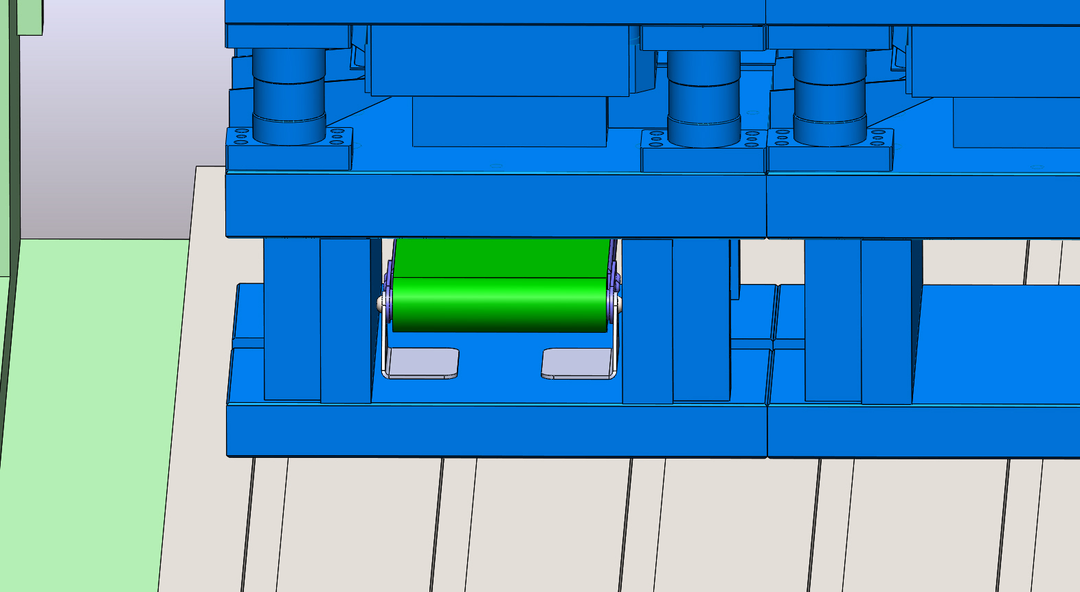 冲压机输送带 Solidworks 2015 模型图纸下载 懒石网