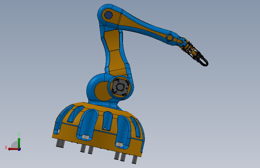 Robotic arm homemade自制机械臂 背面视图