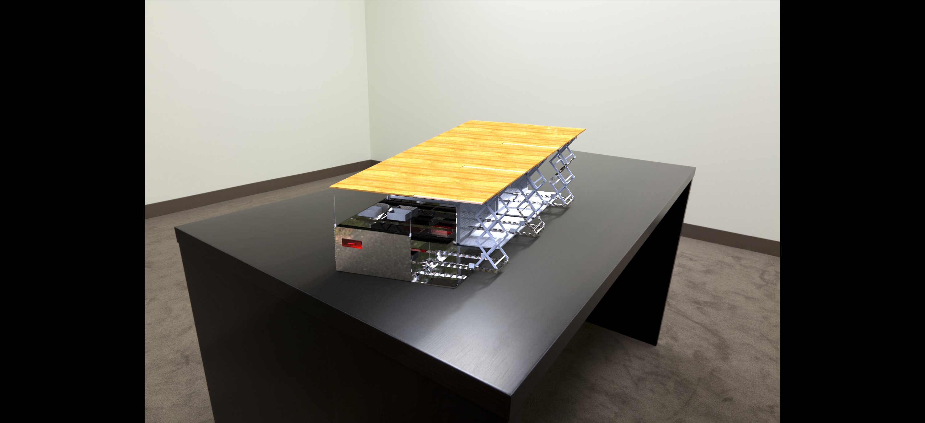 模块化多功能实验室一体化桌椅