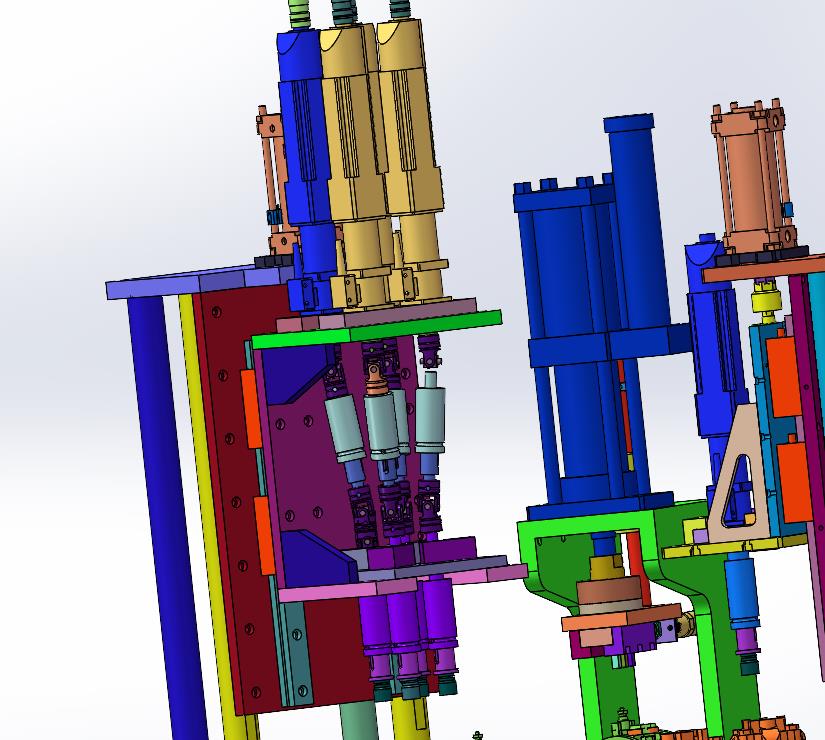 大型水阀法兰圆螺母紧固机