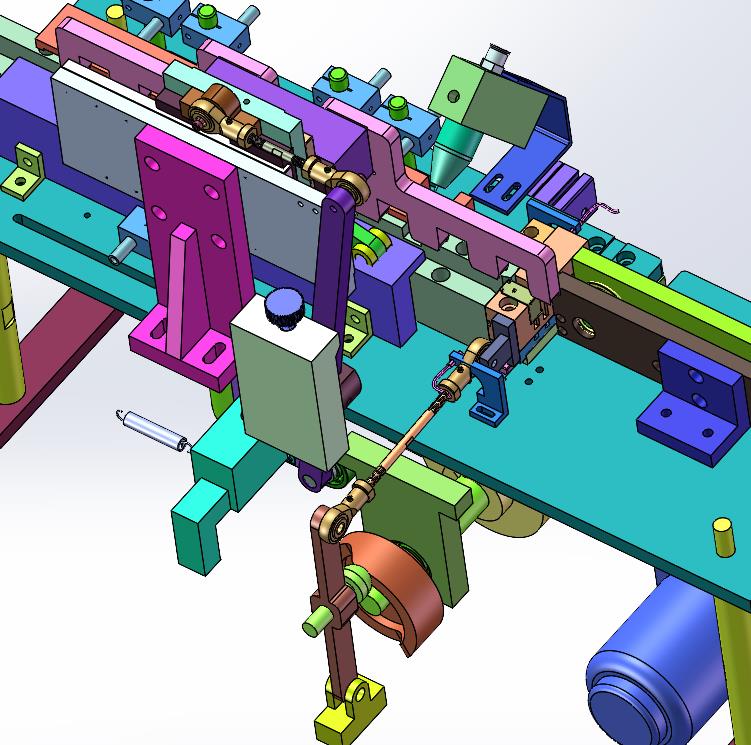 电机凸轮往复式驱动送料