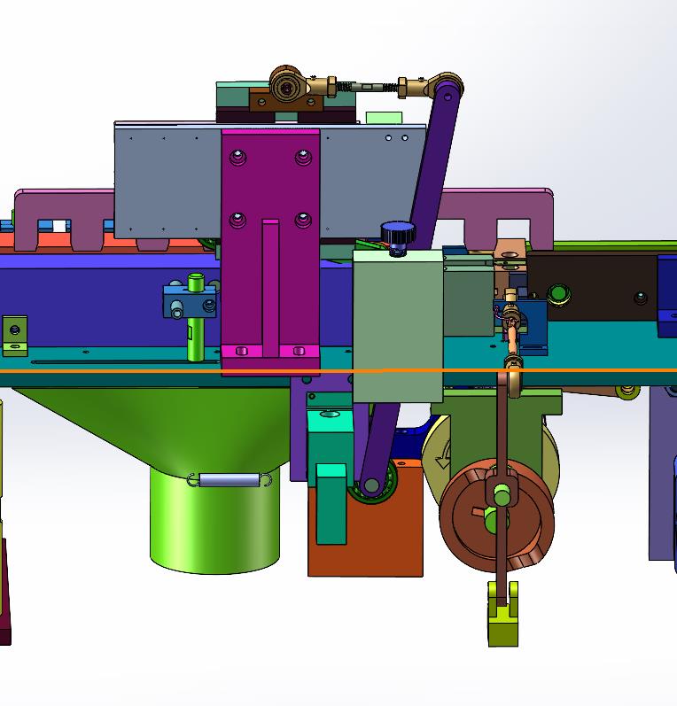 电机凸轮往复式驱动送料