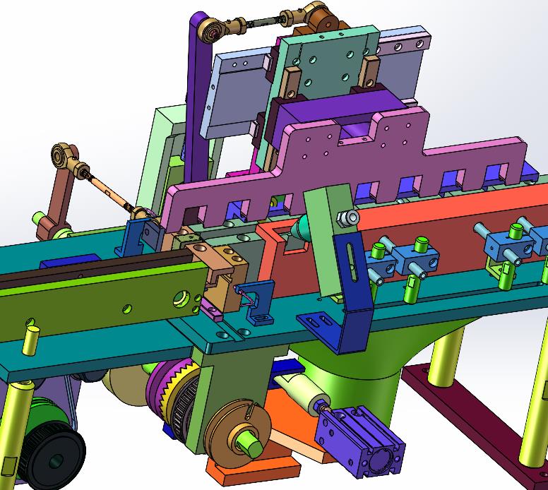 电机凸轮往复式驱动送料