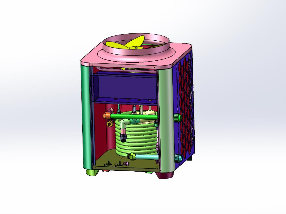 风冷工业低温制冷冷冻机循环冰水机