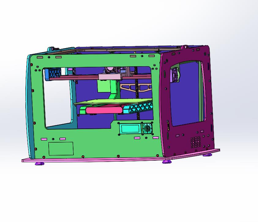 碳纤维玩具手办FDM熔断工业级3D打印机