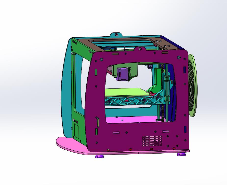 碳纤维玩具手办FDM熔断工业级3D打印机
