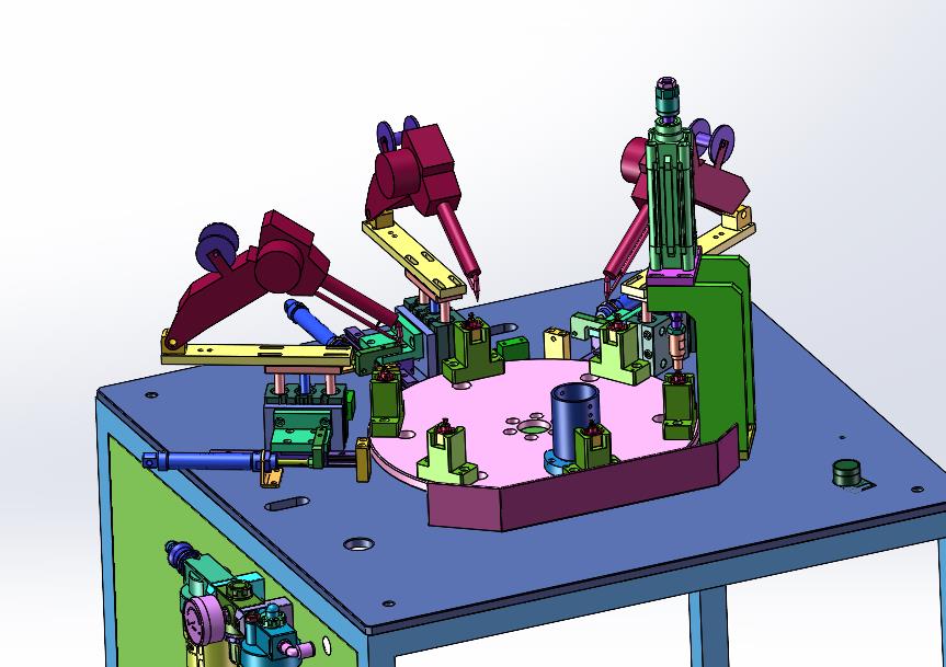 小马达端盖转台点焊机