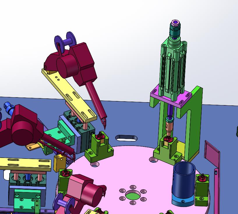 小马达端盖转台点焊机