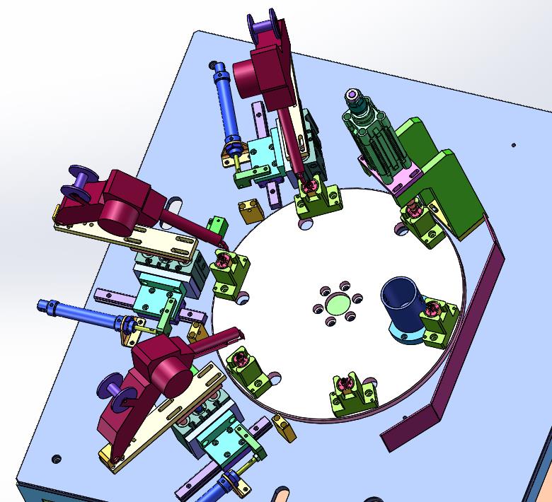 小马达端盖转台点焊机