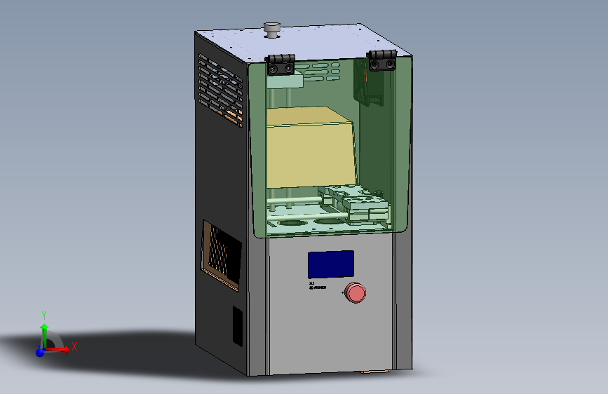 带LED激光模块的SLS 3D打印机