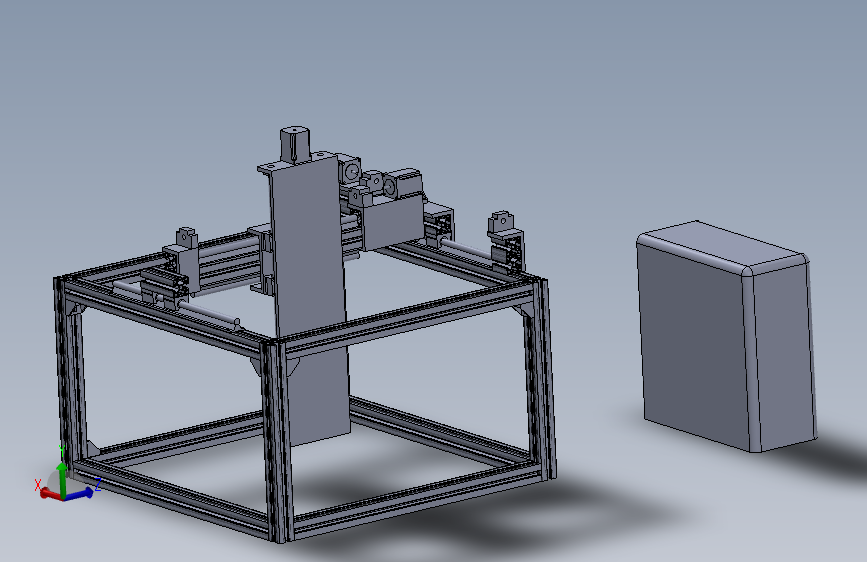 用于构建 3D 打印机或CNC的框架模型