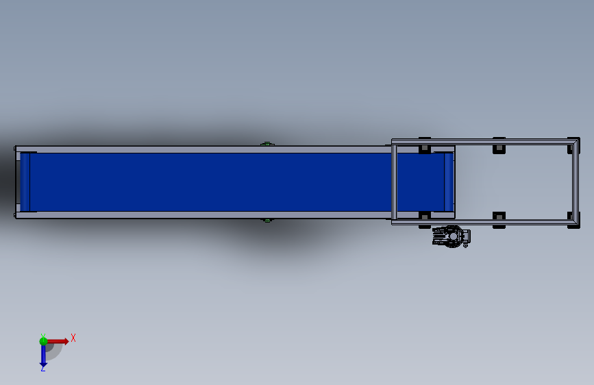 角度高度可调节输送带 Solidworks 2015 模型图纸下载 懒石网