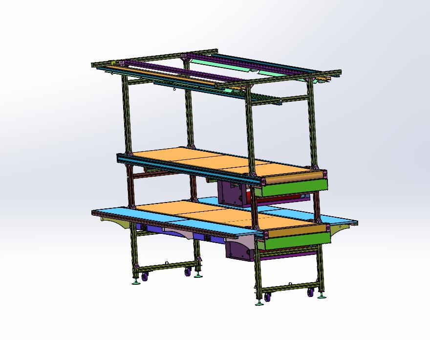 自动铝材车间防静电流水线操作台工作台