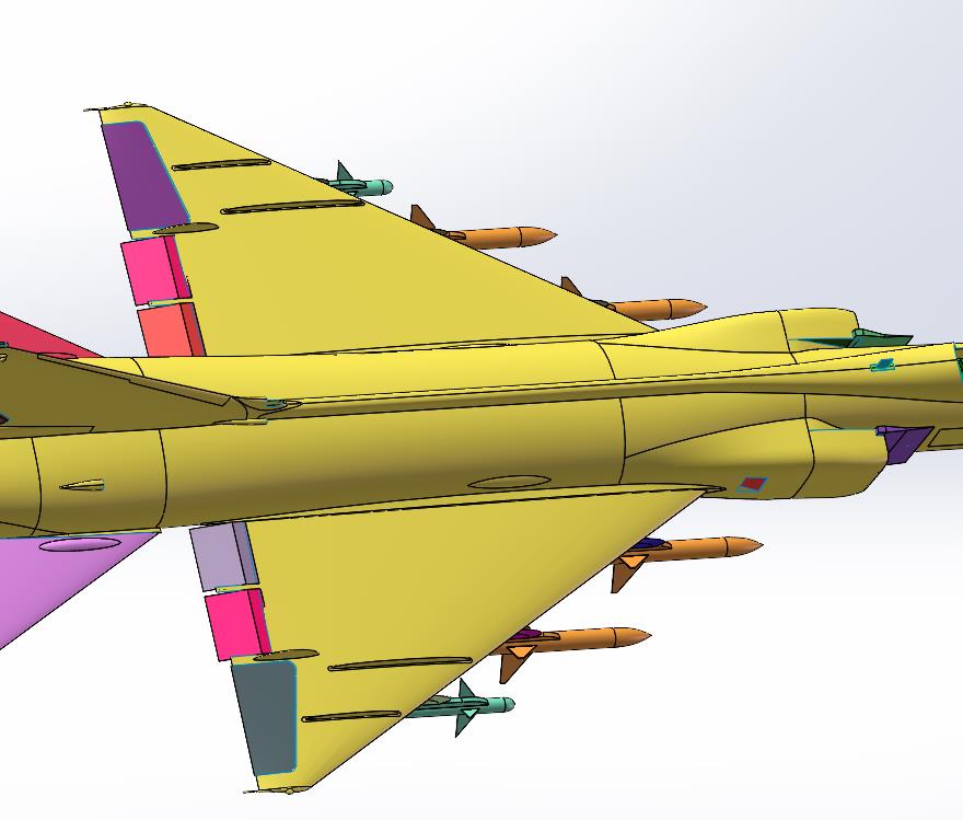 歼8军人部队纪念航空模型仿真飞机