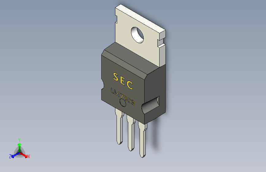 散热片 (3)_Inventor_模型图纸下载 – 懒石网