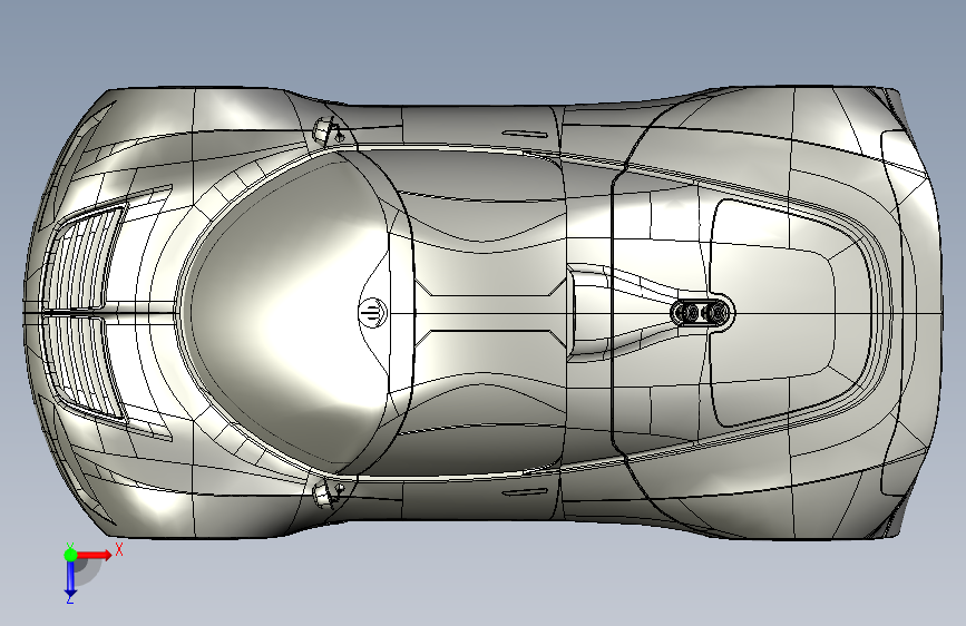 B2 Spirit STP 俯视图