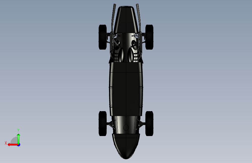 ferrari-156-f1-sharknose CATIA STP IGS STL 背面视图