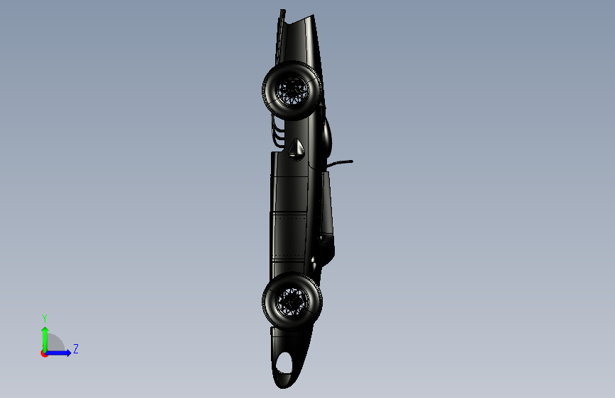 ferrari-156-f1-sharknose CATIA STP IGS STL 左侧视图