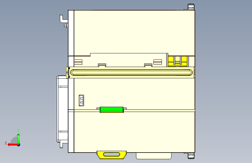 AM600系列通用型中型PLC AM600-CPU1608TN 背面视图