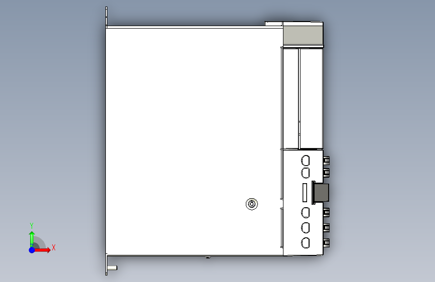 AX8206倍福 伺服驱动器ax8000_STEP_模型图纸下载 – 懒石网