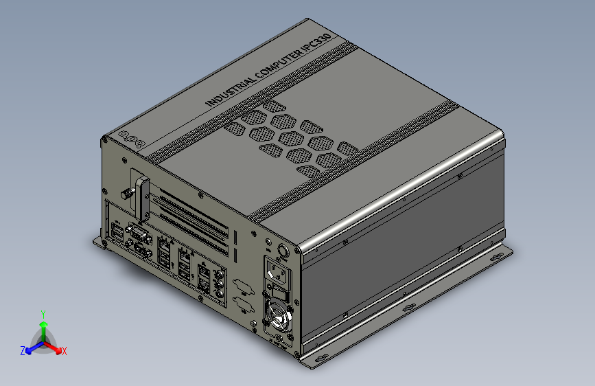 IPC-330D-横放 工控机 IPC300D series