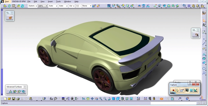 奥迪 R8 CATIA stp stl