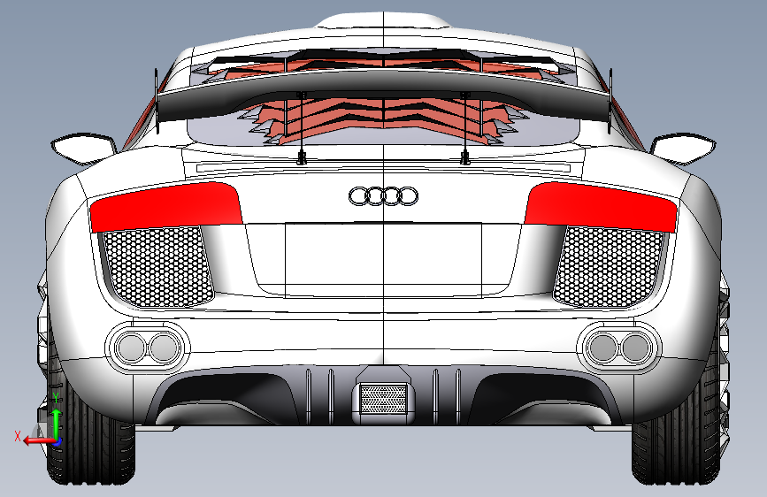 奥迪 R8 street edition proE SolidWorks__模型图纸下载 – 懒石网