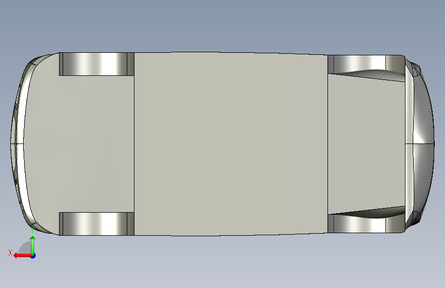 大众 polo CATIA stp 背面视图