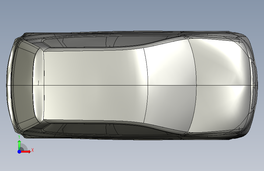 大众 polo CATIA stp 正面视图