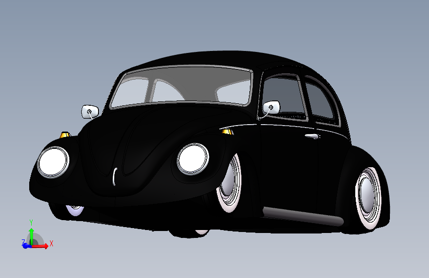 大众 甲壳虫 beetle SolidWorks igs