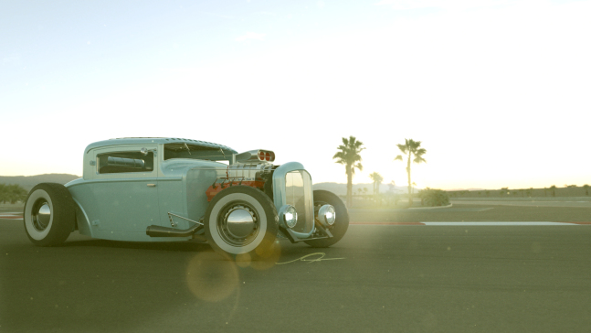 福特 1930 model a coupe hot rod stp
