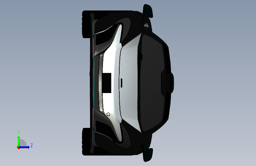 迈凯伦 mclaren 675 CATIA fbx 左侧视图
